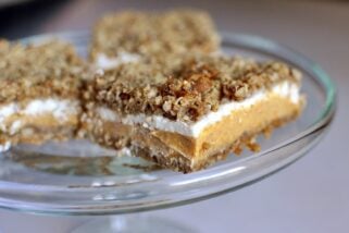 Pumpkin Crumble Cheesecake Bars