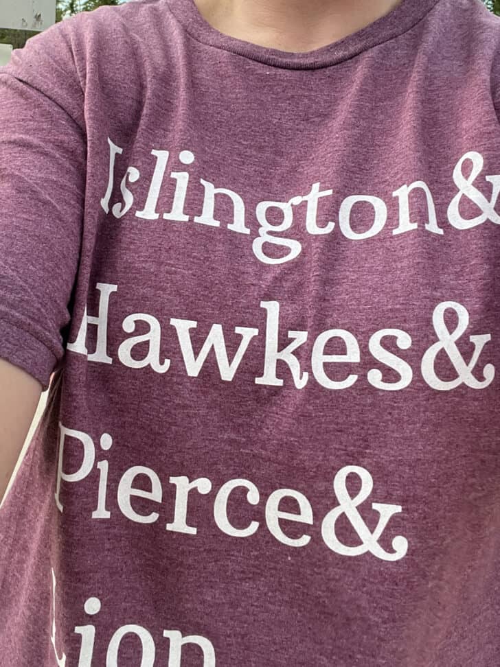 Emma M. Lion t-shirt.