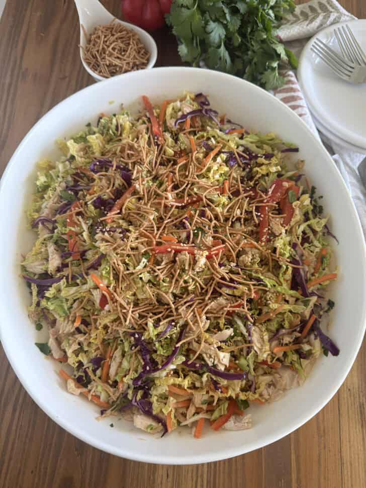 Asian chicken salad.