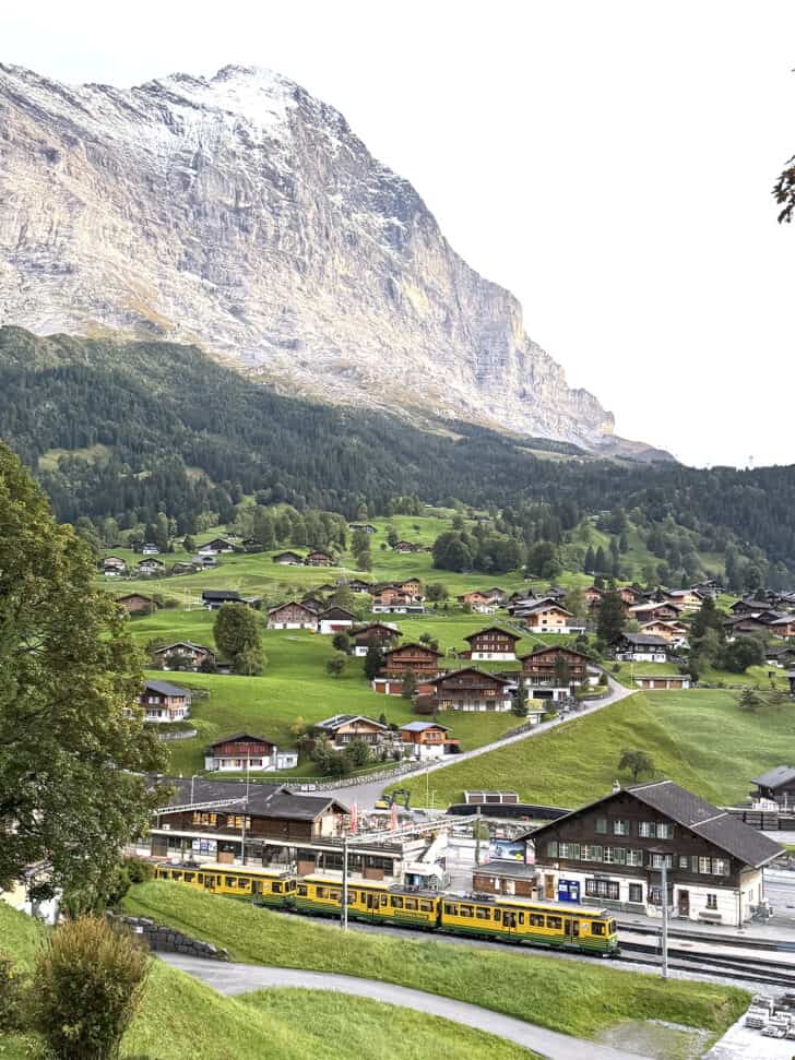 View of Grindewald Switzerland.