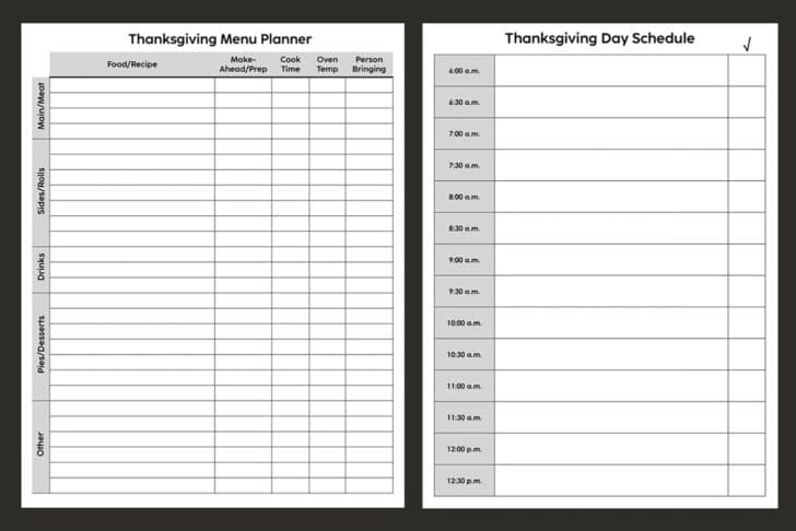 Black background with white paper and black text and a table with shaded background.