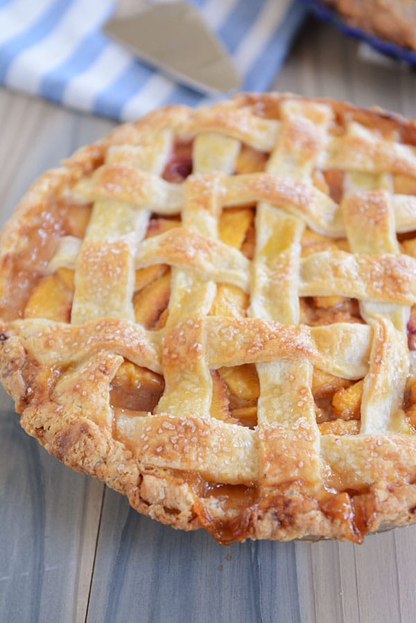 Looking for an easy, tried-and-true fresh peach pie recipe? This is the one!