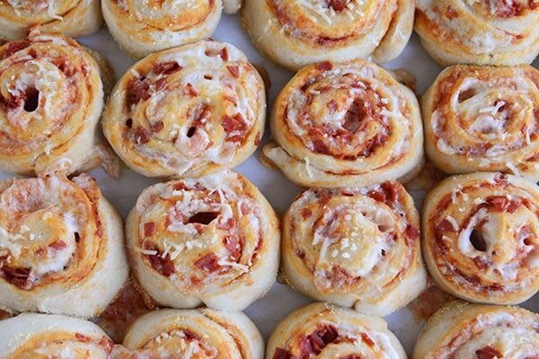 Homemade Pepperoni Pizza Rolls